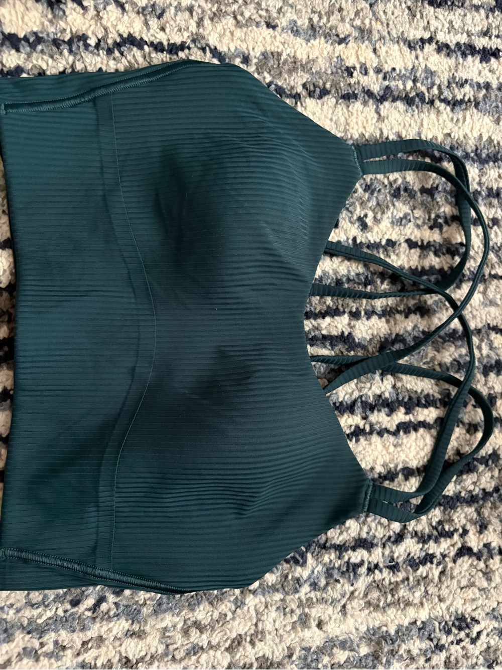 Lululemon sports bra — Deep Teal